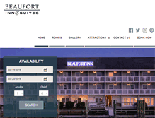 Tablet Screenshot of beaufort-inn.com